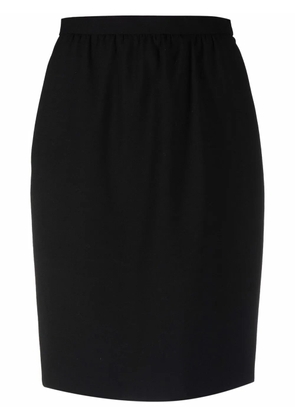 Givenchy Pre-Owned 1980s high-waist straight skirt - Black