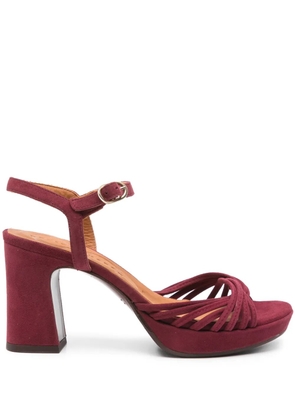 Chie Mihara 80mm Keske sandals - Red