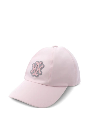 Hermès Pre-Owned 2020 appliqué serena lift casquette cap - Pink