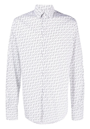 Karl Lagerfeld Karl Signature cotton shirt - White