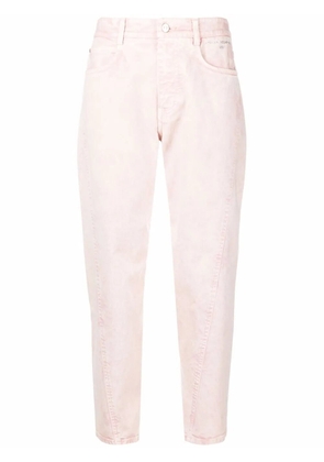 Stella McCartney faded cropped jeans - Pink
