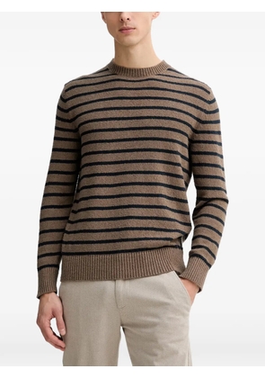 Marc O'Polo striped sweater - Brown