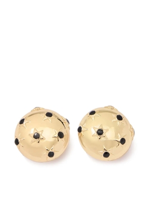 Carolina Herrera Starbust Dome earrings - Gold