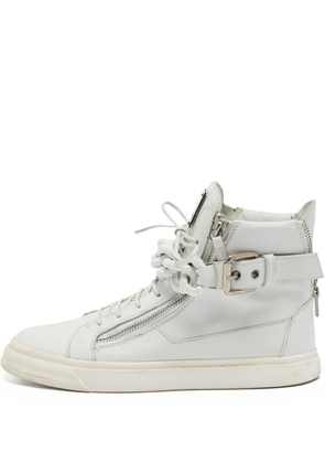 Giuseppe Zanotti Vintage zip high-top sneakers - White