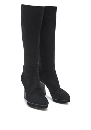 Sergio Rossi pointed high heels boots - Black