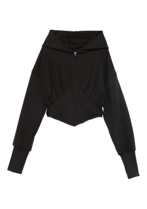 HAMZA Karol corset hoodie - Black