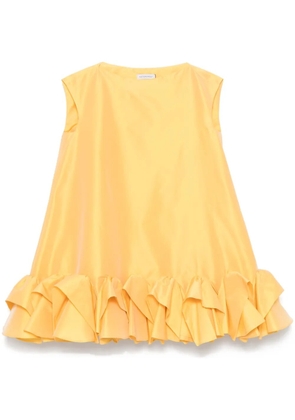 Viktor & Rolf tuck-up mini dress - Yellow