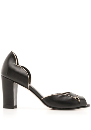Sarah Chofakian Léger 75mm leather pumps - Black