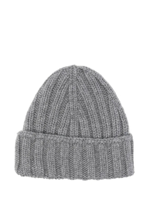 Dell'oglio ribbed beanie hat - Grey