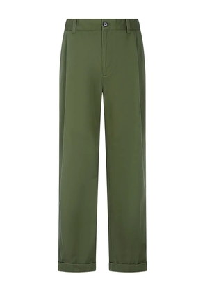 Man On The Boon. pleated button trousers - Green