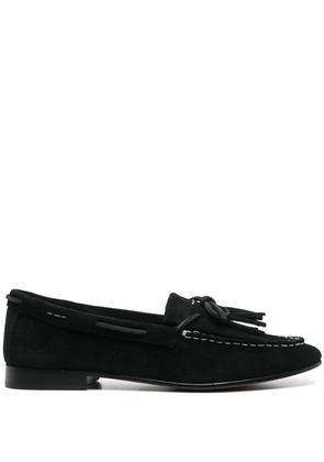 Polo Ralph Lauren tassel-trim suede loafers - Black