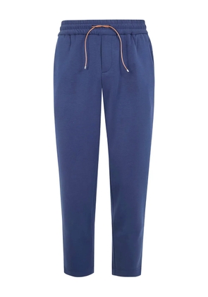 DEVORE INCIPIT drawstring-waist track pants - Blue