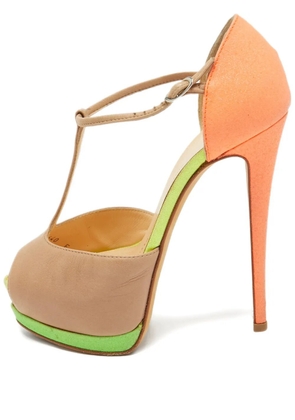 Giuseppe Zanotti Vintage 110mm T-strap platform sandals - Neutrals