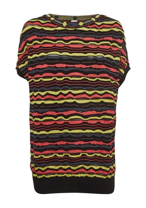 Missoni Pre-Owned wave-stripe top - Black