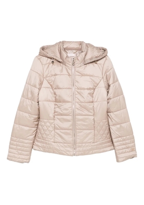 LIU JO hooded puffer jacket - Neutrals