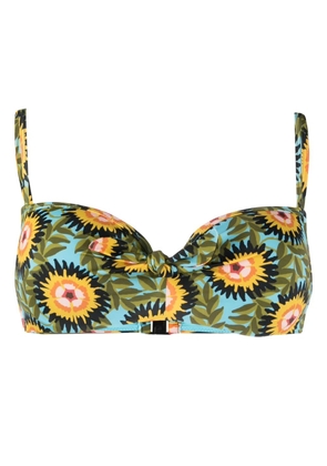 Marlies Dekkers Bellini floral-print bikini top - Blue