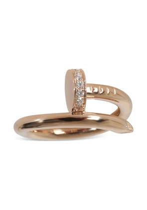 Cartier pre-owned 18kt rose gold Juste Un Clou diamond ring - Pink