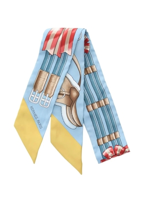 Hermès Pre-Owned 2000s silk scarf - Blue