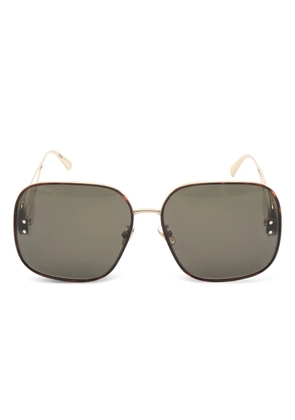 Christian Dior Pre-Owned 2020s Boby S1U geometric sunglasses - Brown