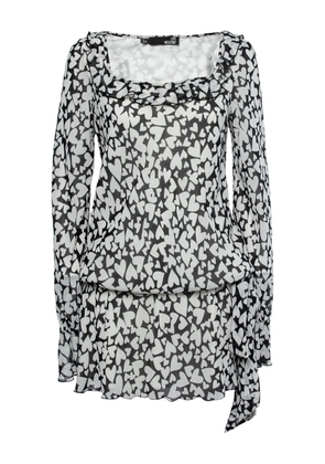 Moschino Pre-Owned 2023 heart-print dress - White