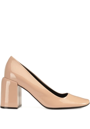 Sergio Rossi 80mm square-toe pumps - Neutrals