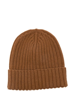 Dell'oglio ribbed beanie - Brown