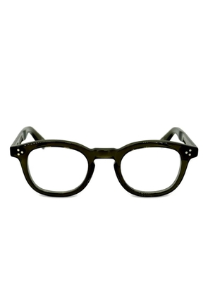 Yellows Plus LAKE dot round-frame glasses - Green