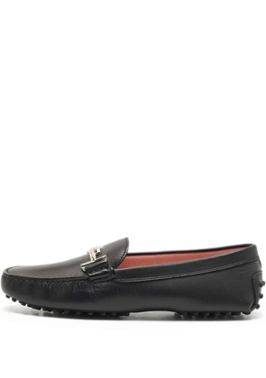 Tod's Vintage Double T leather loafers - Black