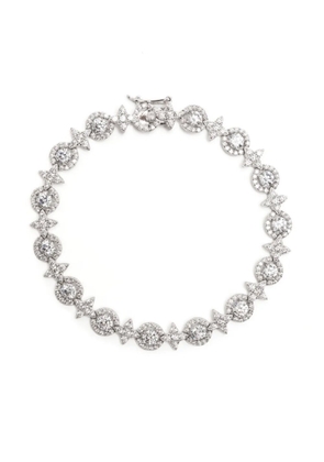 APM Monaco Météorites & Circles pavé bracelet - Silver