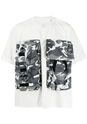 Mostly Heard Rarely Seen Tactical panelled T-shirt - Multicolour
