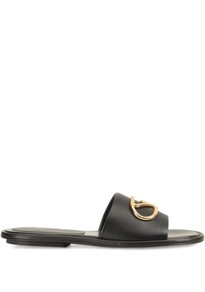 Sergio Rossi logo-detail sandals - Black