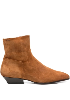 Alexander Hotto suede boots - Brown