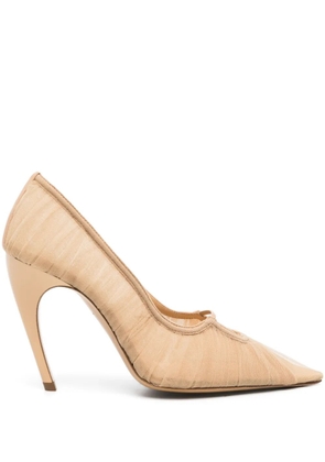 Nensi Dojaka pointed-toe sheer pumps - Neutrals