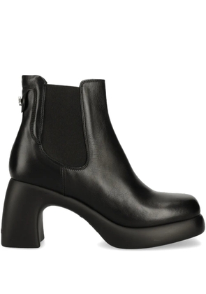 Karl Lagerfeld leather ankle boots - Black