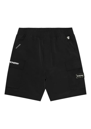 AAPE BY *A BATHING APE® logo-print cargo shorts - Black