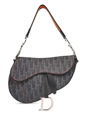 Christian Dior Pre-Owned 1995 Saddle monogram shoulder bag - Grey