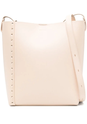 Jil Sander medium leather tote bag - Neutrals
