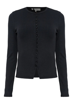 FRAME buttoned knitted cardigan - Black