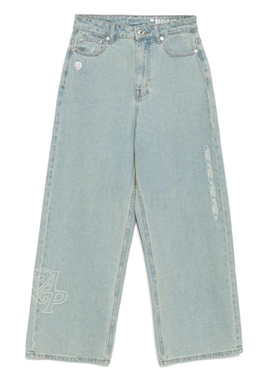 AAPE BY *A BATHING APE® logo patch skirt - Blue