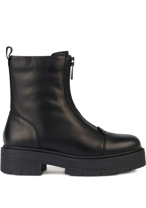 Geox Spherica leather ankle boots - Black