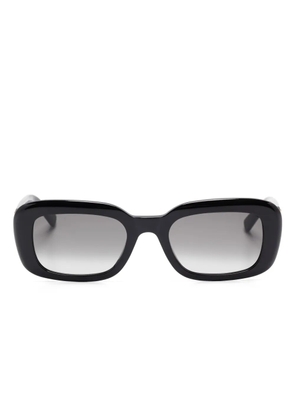Saint Laurent Pre-Owned Cassandre-logo sunglasses - Black