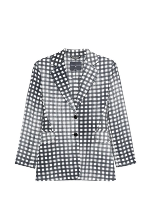 Ermanno Scervino check-pattern blazer - White