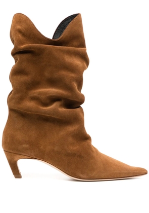 Rejina Pyo 60mm Slouchy boots - Brown