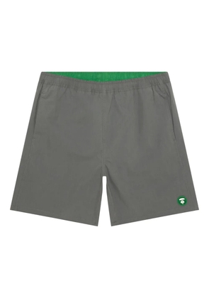 AAPE BY *A BATHING APE® logo-patch shorts - Grey