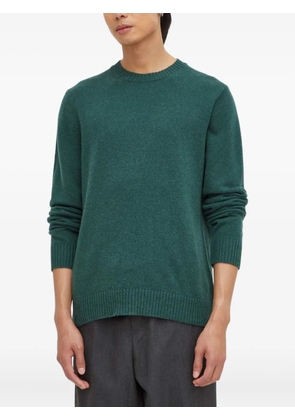 SAMSOE SAMSOE ribbed crew-neck sweater - Green