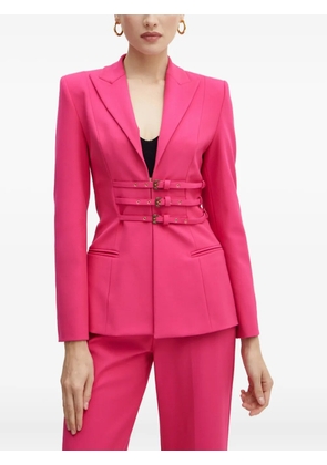 Versace Jeans Couture buckle-detail blazer - Pink
