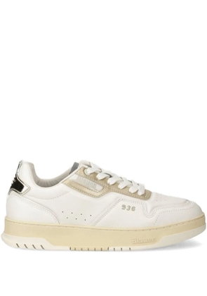 Blauer Damen sneakers - White