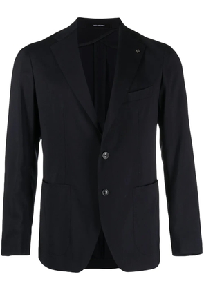 Tagliatore virgin wool-blend blazer - Blue