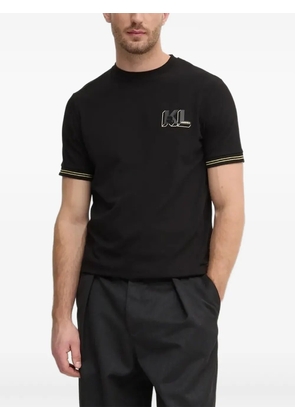 Karl Lagerfeld logo-print short-sleeve T-shirt - Black