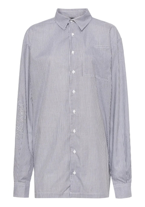 Ottolinger rhinestone-embellished striped shirt - Grey